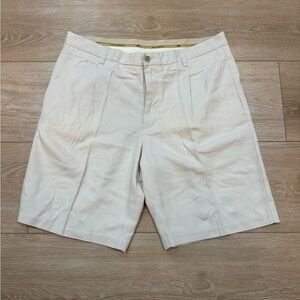 Tommy Bahama Cream Silk Shorts